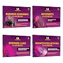 PW CA Foundation Flashbook - Business Economics, Quantitative Aptitude, Business Laws and Accounts Combo Set of 4 Books | Detailed Charts For Quick Revision [Paperback] PW