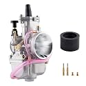 PWK Carburetor 26mm Carb with Carb Jets for 75cc-125cc 2T/4T Engine Motorcycle Dirt Pit Bike ATV Scooter Quad
