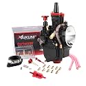 PWK Carburetor 26mm Racing Carb for 75cc to 125cc 2T 4T Engine Dirt Bike Motorcycle ATV Scooter with Intake Manifold, Carb Jets, Oil filter