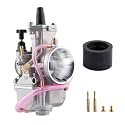 PWK Carburetor 30mm Carb with Carb Jets for 100cc-160cc 2T/4T Engine Motorcycle Dirt Pit Bike ATV Scooter Quad