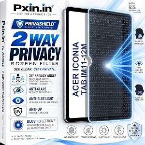 Pxin Tablet Privacy Guard compatible with Acer