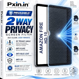 Pxin Tablet Privacy Guard compatible with Amazon
