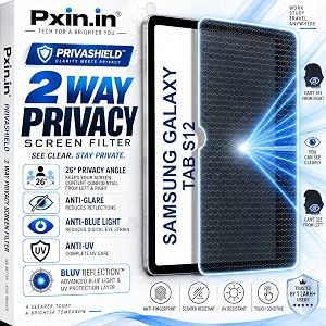 Pxin Tablet Privacy Guard compatible with Samsung