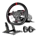 PXN V10 Ultra Direct Drive Racing Wheel, 3.2Nm Force Feedback, Hall Effect Metal Pedals, 4 Aluminum Paddle Shifters, Sim Racing Wheel for PC, PS4, Xbox Series
