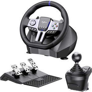 pxn v9 gen2 racing steering driving wheel 270 900 degree with shifter and pedal  motion controller