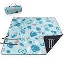 PY SUPER MODE 83x79'' Extra Large Outdoor Picnic Blanket Waterproof