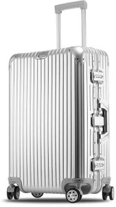 PYB Autograph Full Aluminium Large Silver Check-in