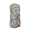 Pyjama Naada Flat Dori String with Stick,100% Cotton,Pure Cotton Flat String for Payjama,Lehenga,Sari,Ethnic Dresses, Petticot &amp; Salwar (Yellow &amp; White, 50 Meters/Roll)