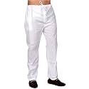 Pyjama Naada Flat Dori String with Stick,100% Cotton,Pure Cotton Flat String for Payjama,Lehenga,Sari,Ethnic Dresses, Petticot &amp; Salwar (Orange &amp; White, 25 Meters/Roll)
