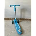 pykronn Push Scooters, 3 Adjustable Height Handlebars, Lean-to-Steer & Widen Anti-Slip Deck