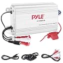 Pyle 400W 4-Channel Hydra Marine Micro Amplifier - Waterproof - RCA Input - 3.5mm Jack - MP3 - Soft Turn On/Off - Volume Gain Level Remote Control - Power Protection - PLMRMP3A
