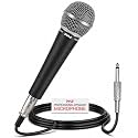 Pyle Microphone, Dynamic Cardioid, XLR Cable Included, Unidirectional, Rugged Construction, Built-in Pop Filter, Perfect for Stage &amp; Studio, High Gain, Ultra-Wide Frequency Response, 15ft Cable