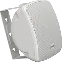 Pyle Outdoor Waterproof Patio Speaker - 3.5" 2-Way Weatherproof Wall/Ceiling Mounted Dual Speaker w/Heavy Duty Grill, w/Transformer Adjuster, Universal Mount, in/Outdoor Use PDWR445TW (White)