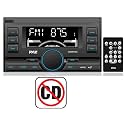 Pyle PLRRR18U Digital Receiver with USB/SD Memory Card Readers, AM/FM Radio, AUX Input, Remote Control, Double-DIN