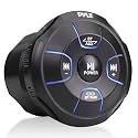 Pyle Universal Bluetooth Car Adapter & Transmitter for Marine & Vehicle Use, Weatherproof 2-Channel Car Audio Receivers, BT Control Unit, Aux Input, RCA Out, Flush Mount Kit Included