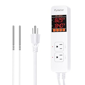 digital temperature controller reptile thermostat for aquarium greenhouse heater terrarium heat mat seed germination plant heating pad