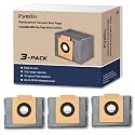 Pymin 3 Pack Dust Bags for Eufy Clean X10 Pro Omni /X8 Pro SES /X8 Pro Robot Vacuum Self-Empty Station,2.5L Large Capacity Disposable Replacement Bag Accessories Part