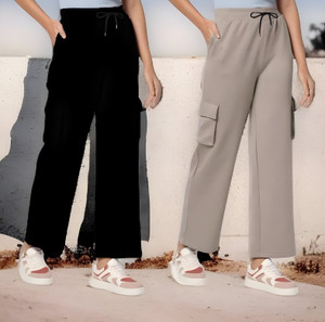 PYTHONSTYLE Women Cotton Blend Cargos