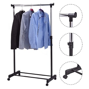 pyu enjoy shopping pyu single poll towel clothstainless steel cloth towel rack clothes drying rack dryer hanger nappies undergarments towels rack towel rails clothesline