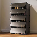 PYXBE 5 Layer Plastic Shoe Rack Multipurpose
