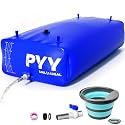 PYY Water Storage Bladder - Foldable Portable Water Bladder Tank with Spigot Large Water Bob Bathtub Emergency Water Bladders for Outdoor RV Car Camping,Overflow Kit