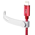PZOZ Silicone Cable Ties 10 Pack, Reusable Cable Straps for Cord Management