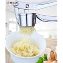 Q&Q BASICS Garlic Press Mincer and Peeler, Premium Ginger Press, Essential Kitchen Tools - Durable and Reliable Garlic Presses and Garlic Presser, Perfect Garlic Presses for Everyday Use