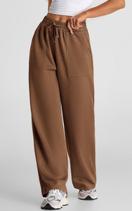 Q-Rious Relaxed Women Brown Trousers