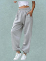 Q-Rious Relaxed Women Grey Trousers