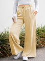 Q-Rious Solid Women Beige Track Pants
