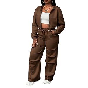 Q - RIOUS Womens Baggy Mid Waisted