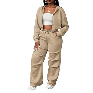 Q - RIOUS Womens Baggy Mid Waisted