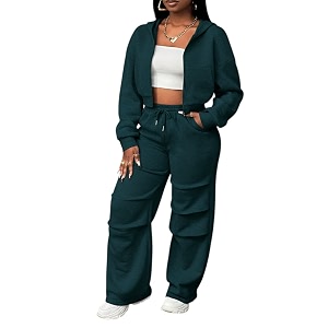 Q - RIOUS Womens Baggy Mid Waisted