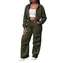 Q - RIOUS Women39s Baggy Mid Waisted