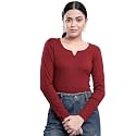 Q - RIOUS Women39s Solid Full Sleeve
