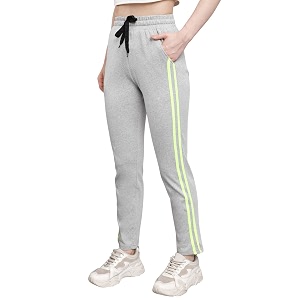 q - rious women39s track pant with side strip detailing