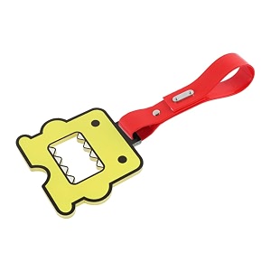q1-tech jdm tsurikawa ring japanese subway train bus car handle cute anime cartoon handle hand strap rear front bumper warning rings drift charm drift car accessory domo-ylrd