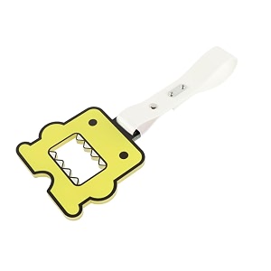 q1-tech jdm tsurikawa ring japanese subway train bus car handle cute anime cartoon handle hand strap rear front bumper warning rings drift charm drift car accessory domo-ylwh