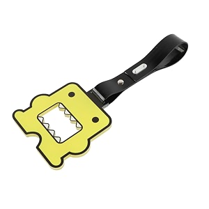 q1-tech jdm tsurikawa ring japanese subway train bus car handle cute anime cartoon handle hand strap rear front bumper warning rings drift charm drift car accessory domo-ylbk