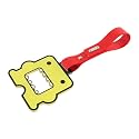 Q1-TECH, JDM Tsurikawa Ring Japanese Subway Train Bus Car Handle Cute Anime Cartoon Handle Hand Strap Rear Front Bumper Warning Rings Drift Charm Drift Car Accessory (Domo-YLRD)