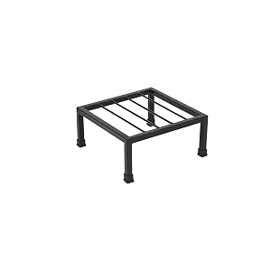 q13 flower pot stand outdoor plants  pot stands for balcony living room amp garden decor heavy duty square gamla rack of high grade metal in black color