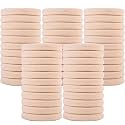 Qarwayoc Large Blonde Hair Ties, No Damage, Blonde, 2 In Dia, 50PCS
