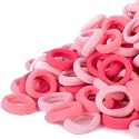 Qarwayoc Pink Kids Hair Ties for Girls, Small, No Damage, 1 In Dia