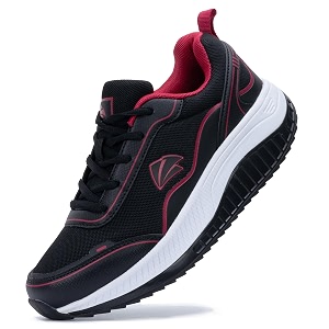 QAUPPE Women Orthotic Walking Shoes Plantar Fasciitis Arch Support ...