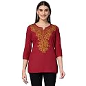 QAZMI Short Kurti for Women Rayon Cotton