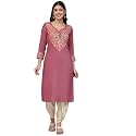 QAZMI Women39s Noura Kashmiri Aari Embroidered Viscose