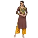 QAZMI Women39s Noura Kashmiri Aari Embroidered Viscose