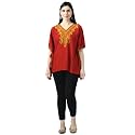 QAZMI Women39s Rayon Cotton Kaftan