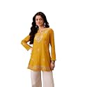 QAZMI Women39s Zayesha Aari Embroidered Viscose Rayon