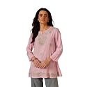 QAZMI Women39s Zayesha Aari Embroidered Viscose Rayon